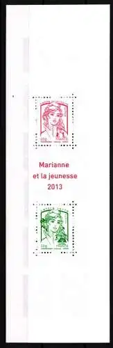 Frankreich Markenheftchen 70 postfrisch Marianne #NM799