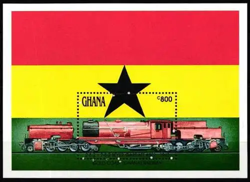 Ghana Block 191 postfrisch #NT599