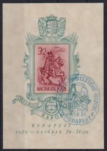 Ungarn Block 5 gestempelt #NX181