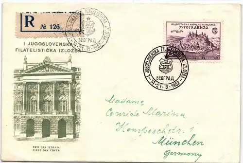 Jugoslawien FDC 707 als Ersttagsbrief #NX209