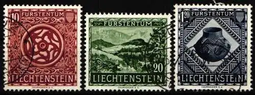 Liechtenstein 319-321 gestempelt #NX216