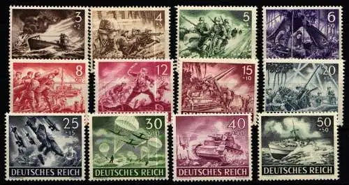 Deutsches Reich 831-842 postfrisch #KU488