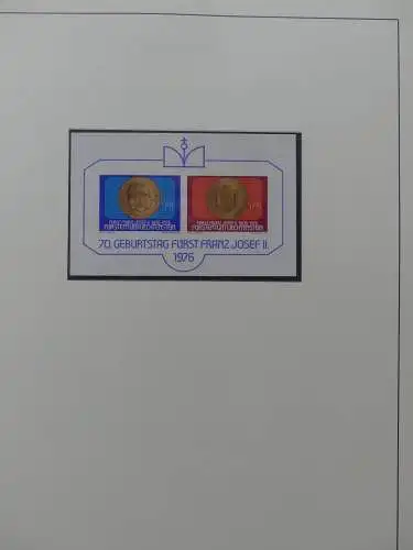 Liechtenstein 1962-1989 postfrisch besammelt im Safe Vordruck #LZ314