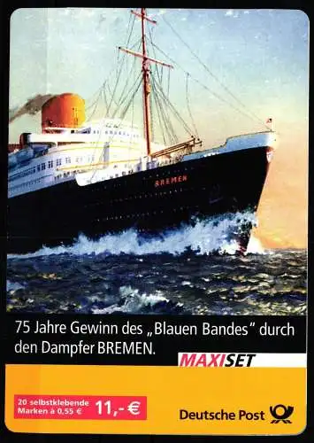 BRD Bund MH 56 postfrisch Markenheftchen #KS590