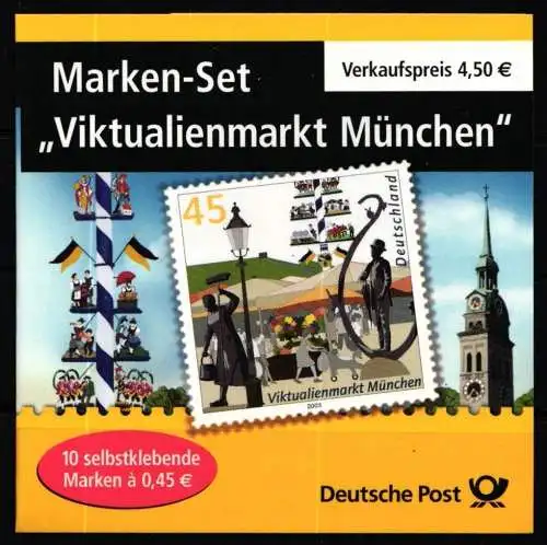 BRD Bund MH 53 postfrisch Markenheftchen #KR631