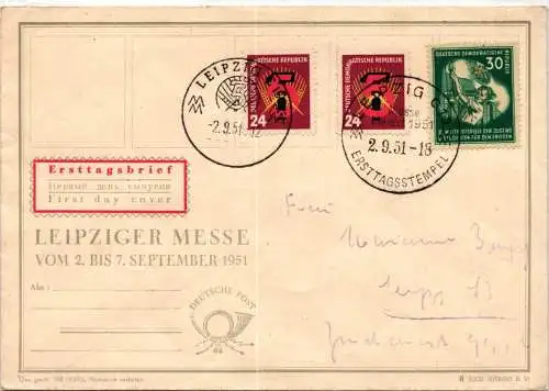 DDR 293 als Ersttagsbrief mit interessanter Zusatzfrankatur #NU723