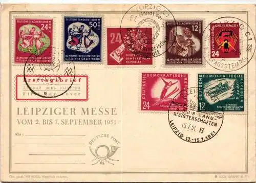 DDR 293 als Ersttagsbrief mit interessanter Zusatzfrankatur #NU721