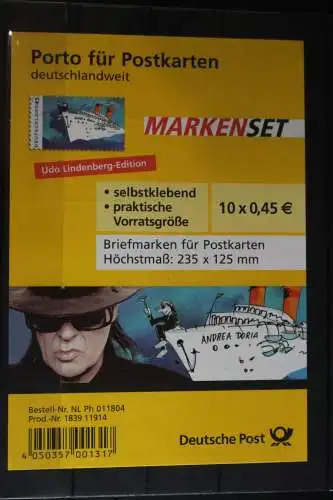 BRD FB 9 mit 2807 postfrisch Folienblatt selbstklebend #FT944