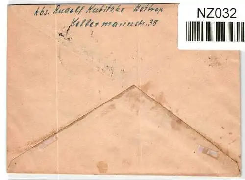 Alliierte Besetzung 969,970 auf Brief Brit. Am. Zone ZF #NZ032