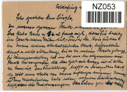 Alliierte Besetzung 947,951 auf Postkarte Brit. Am. Zone ZF #NZ053