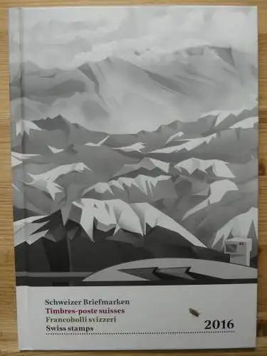 Schweiz Jahrbuch 2016 gestempelt #NY174