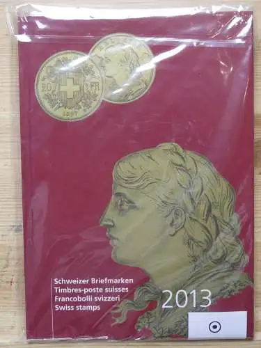 Schweiz Jahrbuch 2013 gestempelt #NY168