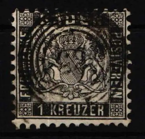 Baden 17 gestempelt #NU940