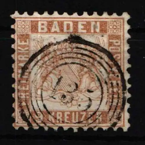 Baden 20 gestempelt #NU980