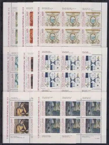 Portugal acht Kleinbögen postfrisch #NY128