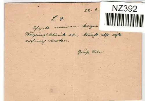 Alliierte Besetzung 917, 918, 925 u.a. auf Postkarte Am. Brit. Zone ZF #NZ392