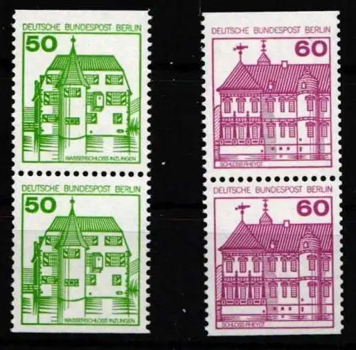 Berlin 611, 615 CD ** postfrisch Burgen u. Schlösser #NZ471