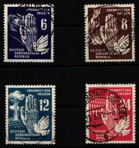 DDR 276-279 gestempelt Vollstempel #NZ515