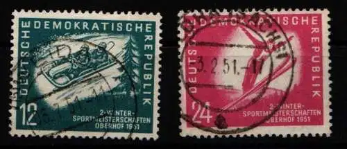 DDR 280, 281 gestempelt Vollstempel #NZ522