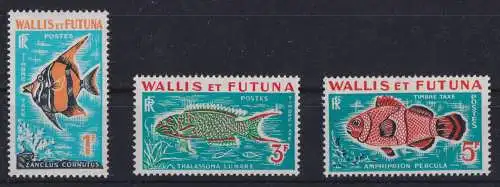 Wallis- und Futuna-Inseln, Portomarken 37-39 postfrisch #NY642