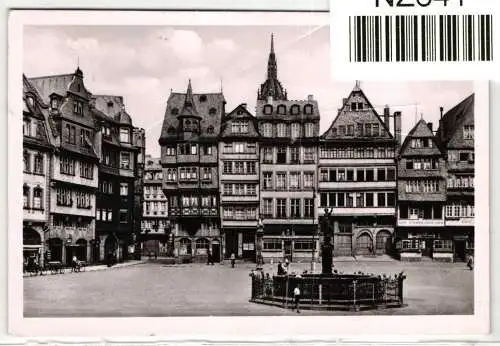 Berlin 136 auf Postkarte Ansichtskarte Frankfurt #NZ641