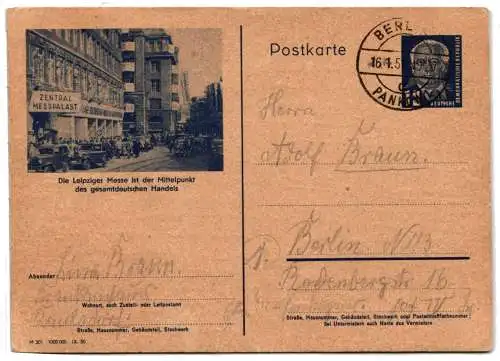 DDR P 47/03 als Ganzsache Bildpostkarte #NZ664