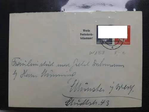 Deutsches Reich Briefe Bestand mit Zusammendrucken im Album #LZ386