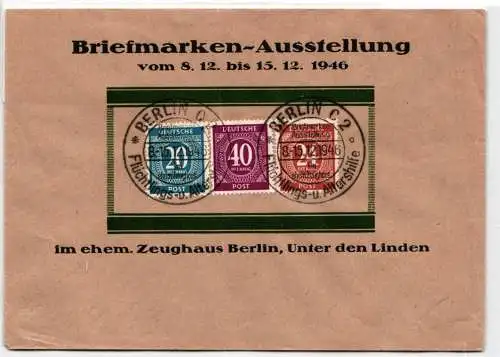 Alliierte Besetzung 924, 925, 929 auf Brief Sonderstempel #NZ715