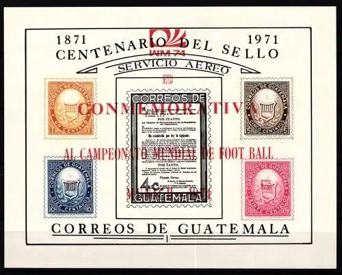 Guatemala Block 15 b postfrisch #NW468