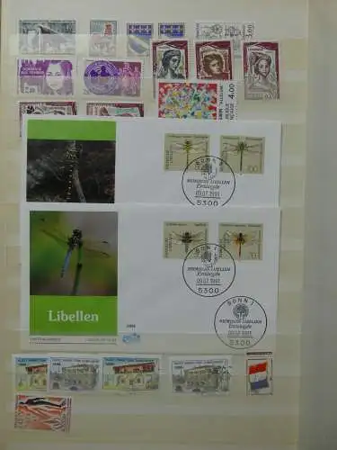 BRD Bund mit etwas Anfängen besammelt im Einsteck-Album #LZ442