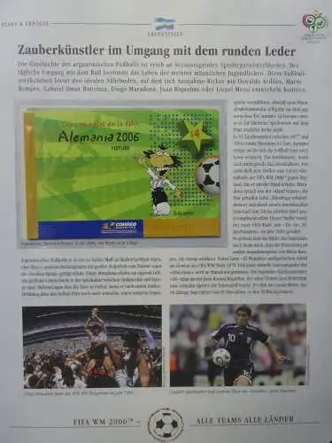 Motiv WM FIFA WM 2006 besammelt im FIFA Binder #LZ453