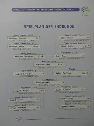 Motiv WM FIFA WM 2006 besammelt im FIFA Binder #LZ453