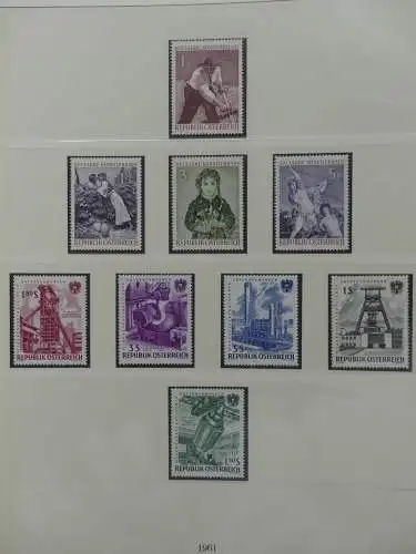 Österreich von 1959-1989 postfrisch besammelt im Lindner Vordruck #LZ444