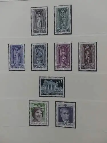 Österreich von 1959-1989 postfrisch besammelt im Lindner Vordruck #LZ444