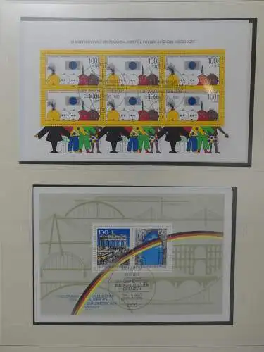 BRD Bund 1986-1995 Versandstellenstempel Berlin im Safe Vordruck #LZ483