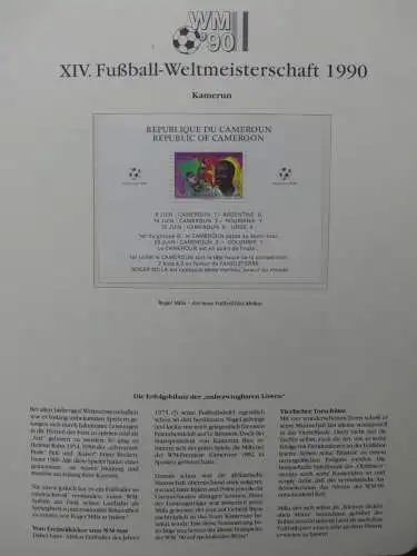 Motiv Fußball FIFA WM 1990 besammelt im FIFA Binder #LZ455