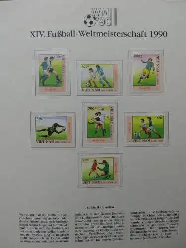 Motiv Fußball FIFA WM 1990 besammelt im FIFA Binder #LZ455