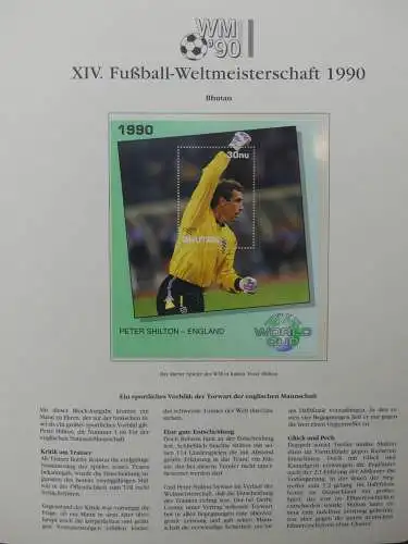 Motiv Fußball FIFA WM 1990 besammelt im FIFA Binder #LZ455