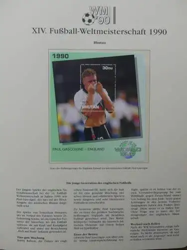 Motiv Fußball FIFA WM 1990 besammelt im FIFA Binder #LZ455