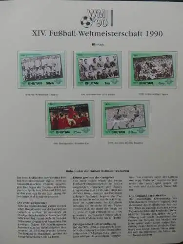 Motiv Fußball FIFA WM 1990 besammelt im FIFA Binder #LZ455