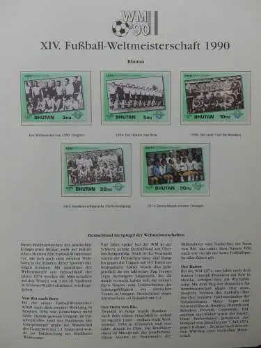 Motiv Fußball FIFA WM 1990 besammelt im FIFA Binder #LZ455