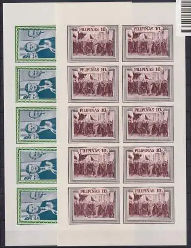 Philippinen IX - XV B postfrisch als Kleinbogensatz #NY249
