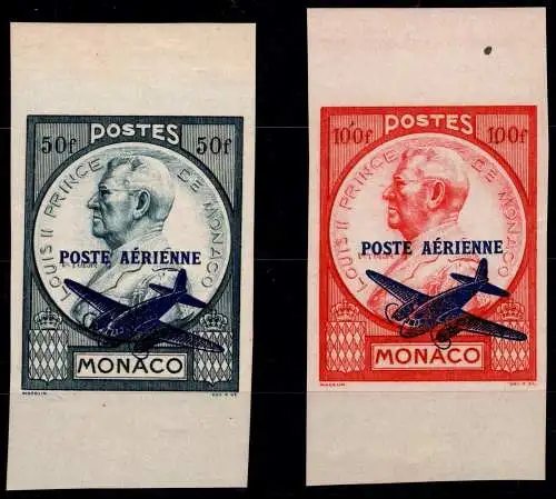 Monaco 315-316 postfrisch ungezähnt #NA983