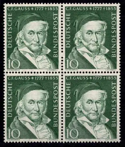 BRD Bund 204 postfrisch 4er Block #OA065