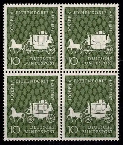 BRD Bund 280 postfrisch 4er Block #OA096