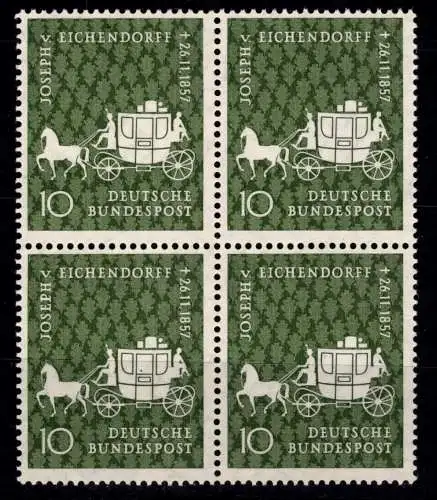 BRD Bund 280 postfrisch 4er Block #OA097