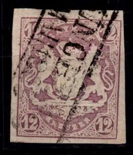 Bayern 18 gestempelt geprüft Brettl BPP #OA189