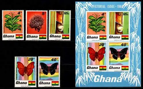 Ghana Block 31 + 342-346 postfrisch #NW581