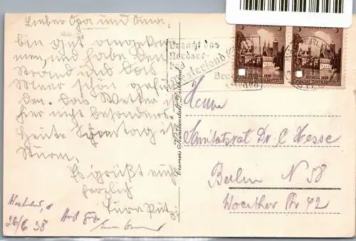 Ak Westerland Sylt Nordseebad 1938 auf Postkarte Promenadenkonzert #OB832