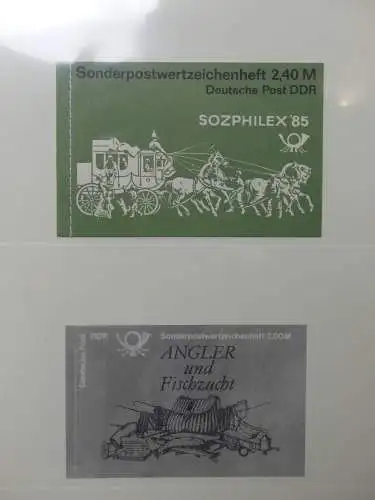 DDR MHs und MH-Bögen im Lindner Album #LZ509